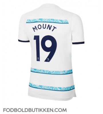 Chelsea Mason Mount #19 Udebanetrøje Dame 2022-23 Kortærmet
